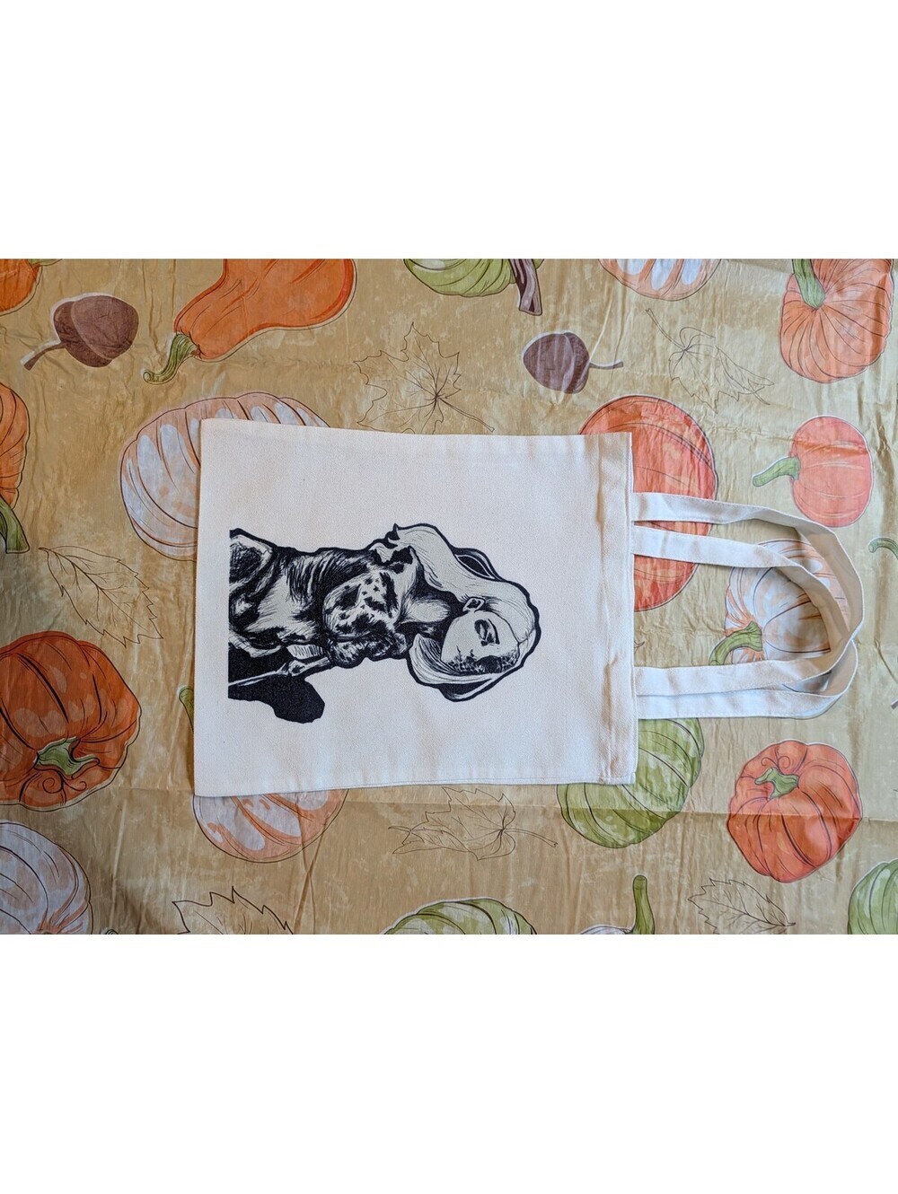 Living Dead Girl Original Art Canvas Tote Bag – Limited Edition
